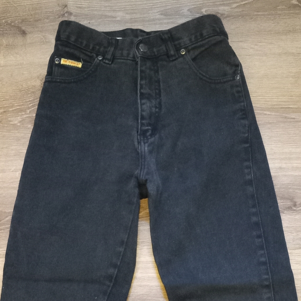 Vtg Bareback Black Jeans Pure Jeanswear